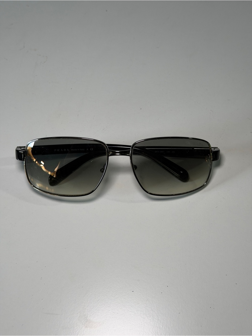 Prada Black Gradient Lens Sunglasses